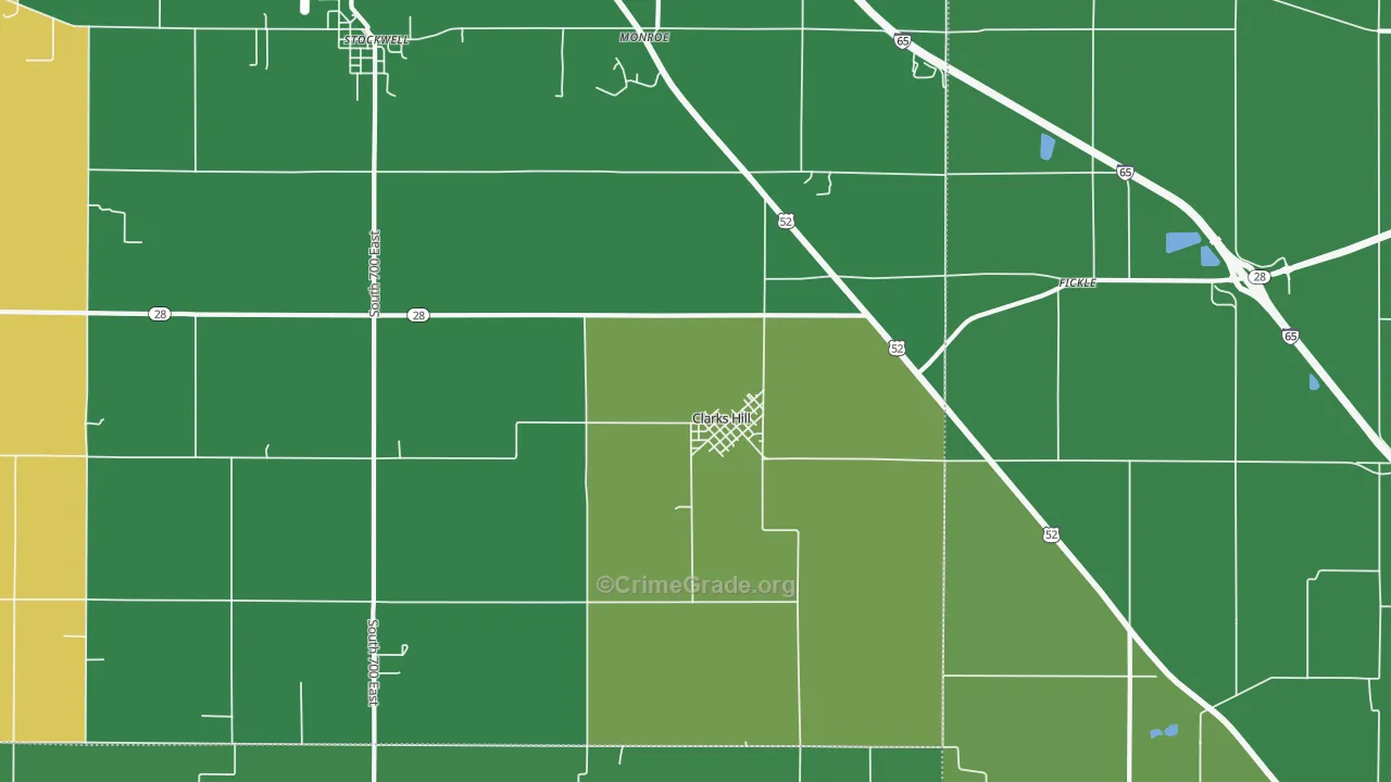 47930, IN Map of Theft Rates