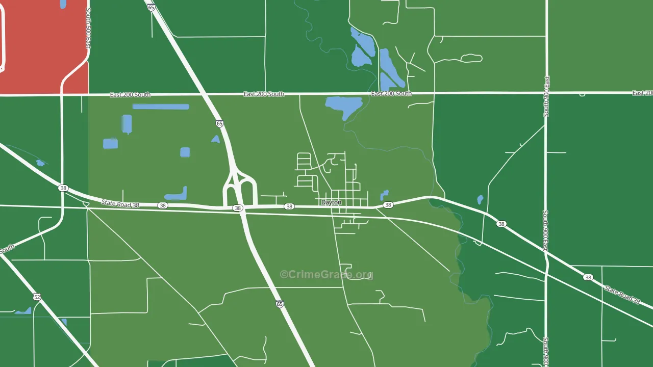 47941, IN Map of Theft Rates