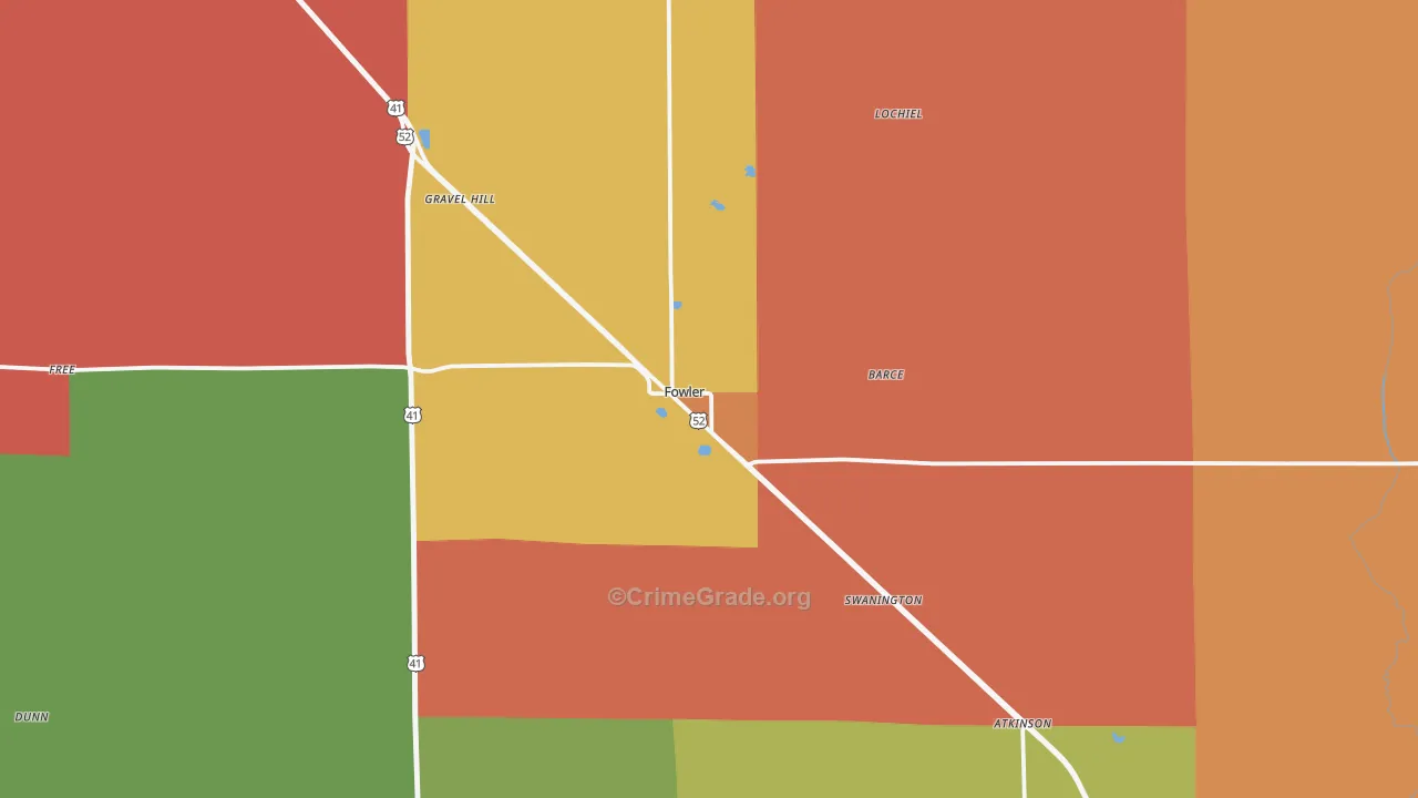 47944, IN Map of Theft Rates
