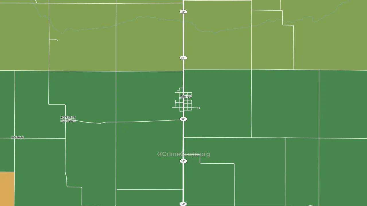 47958, IN Map of Theft Rates