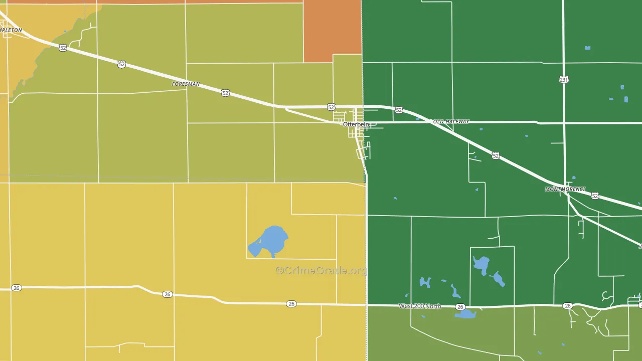 47970, IN Map of Theft Rates