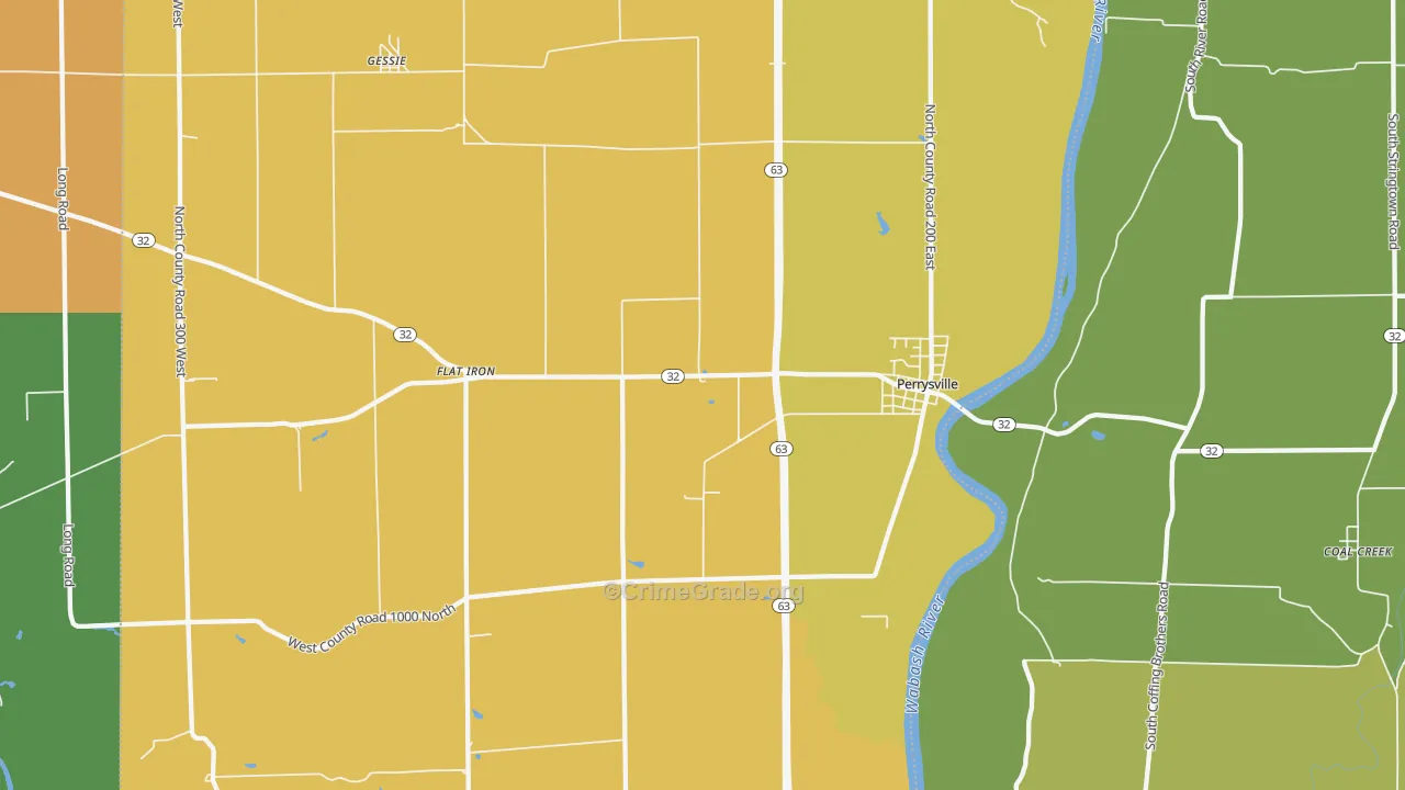 47974, IN Map of Theft Rates