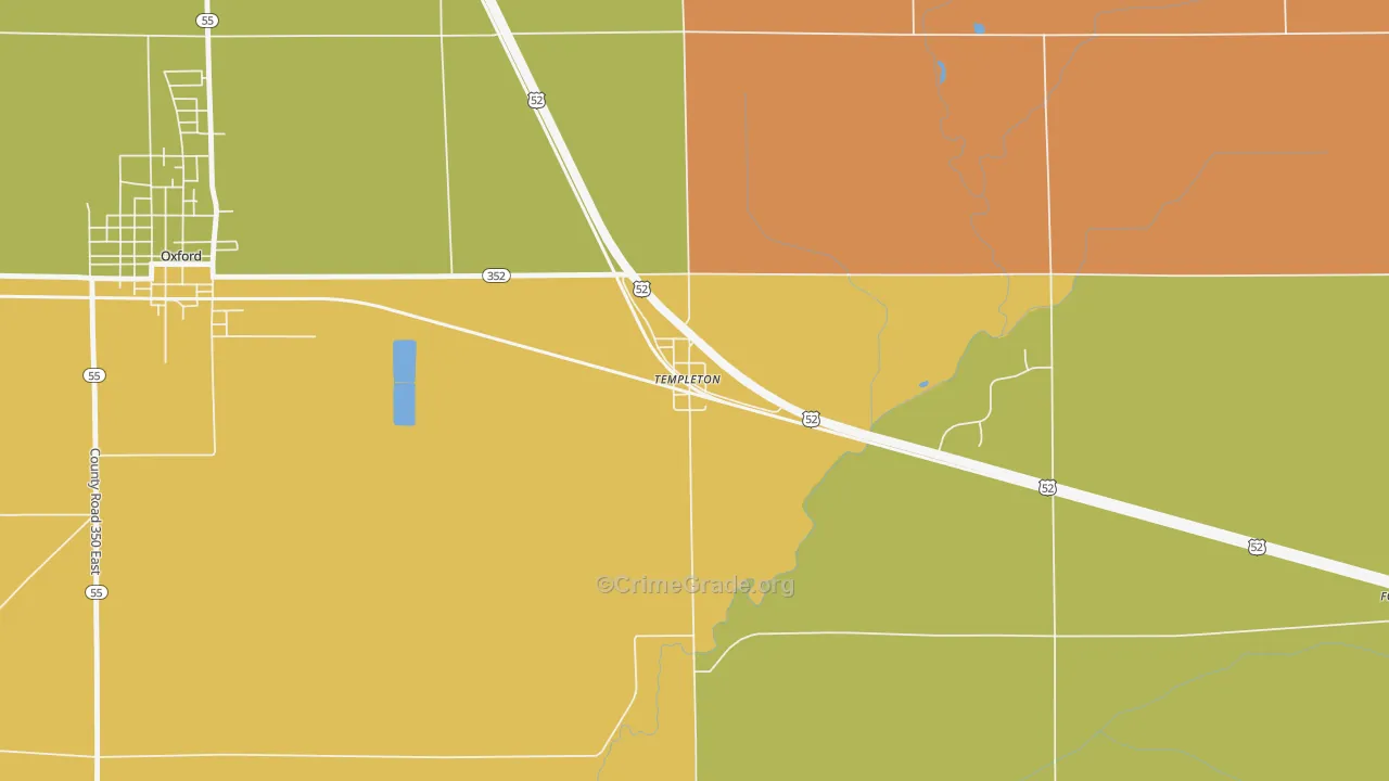 47986, IN Map of Theft Rates
