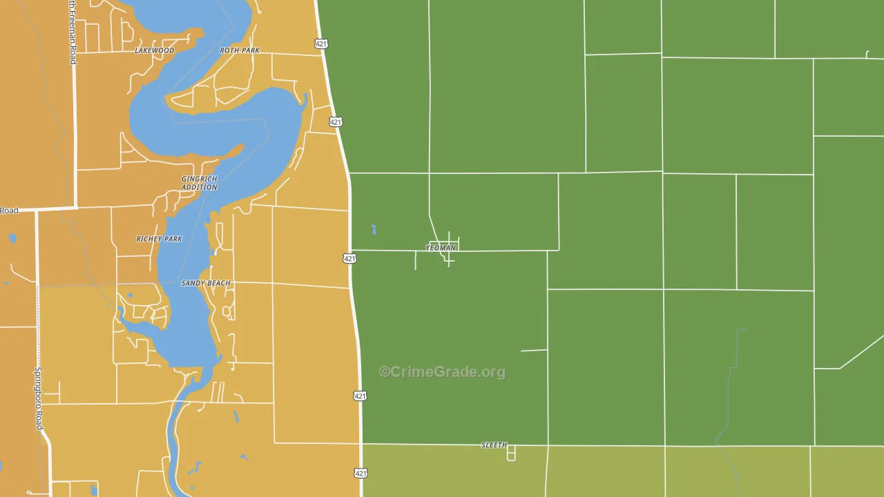 47997, IN Map of Theft Rates
