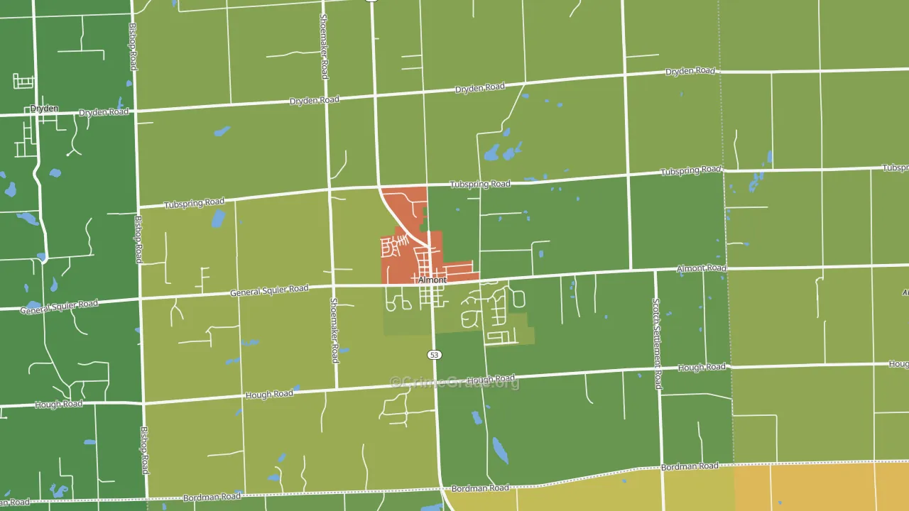 48003, MI Map of Theft Rates