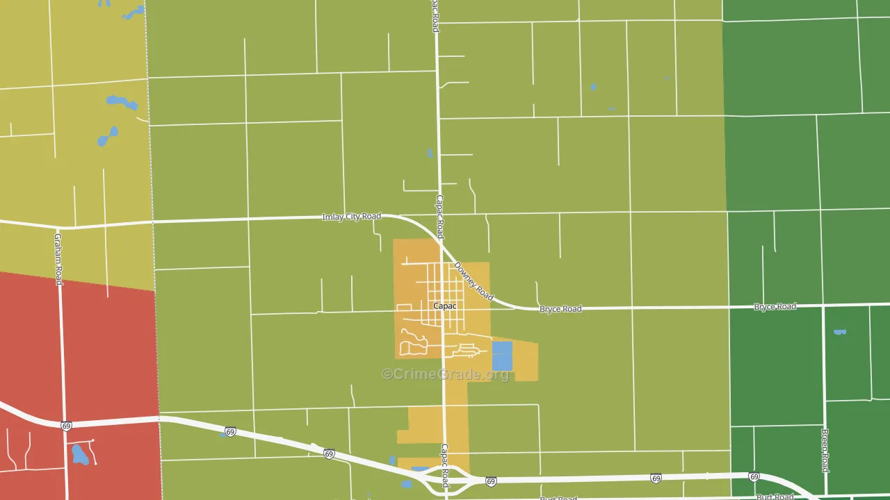 48014, MI Map of Theft Rates