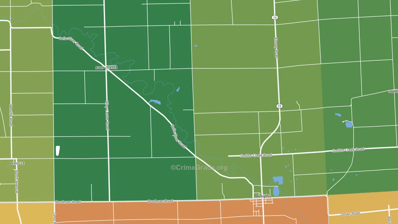 48041, MI Map of Theft Rates