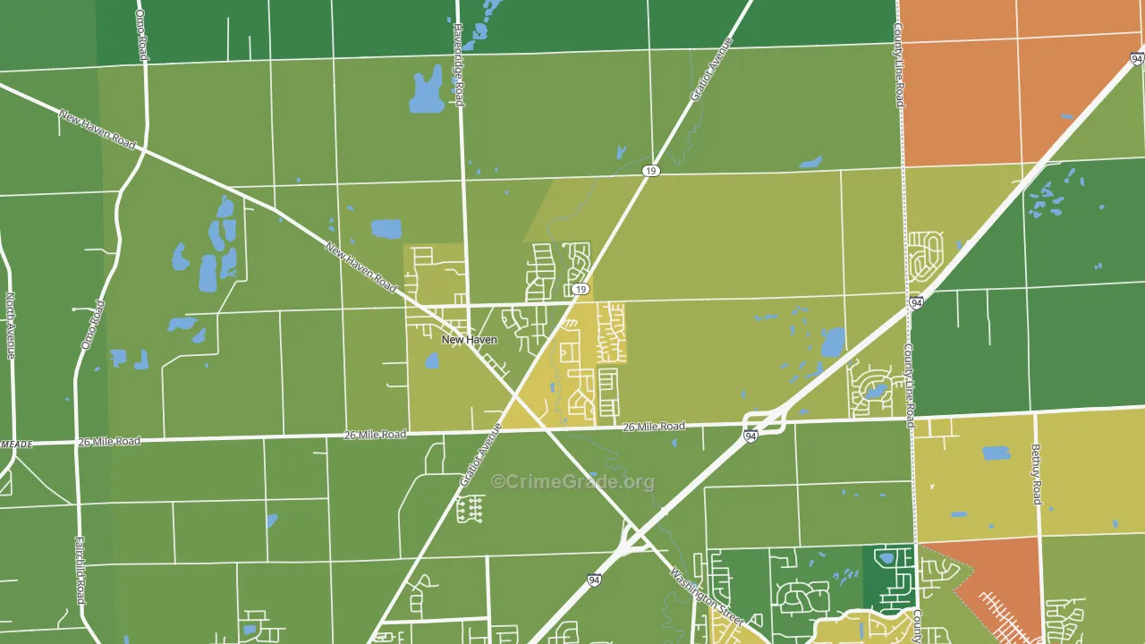 48048, MI Map of Theft Rates