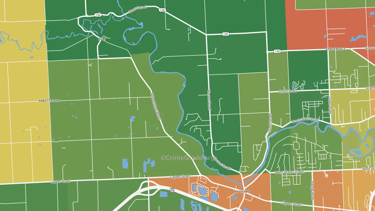 48049, MI Map of Theft Rates