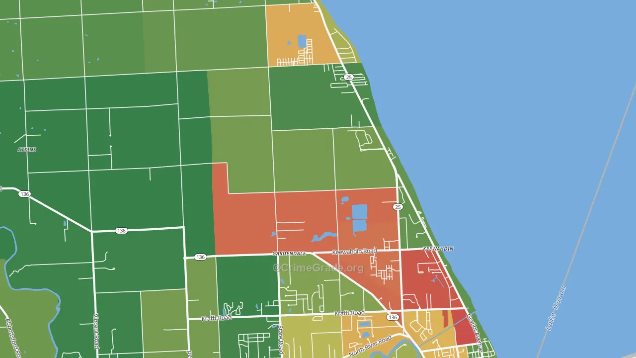 48059, MI Map of Theft Rates