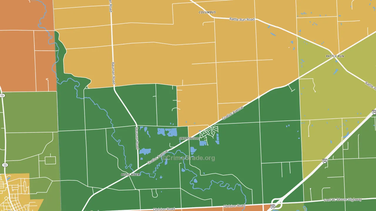 48063, MI Map of Theft Rates