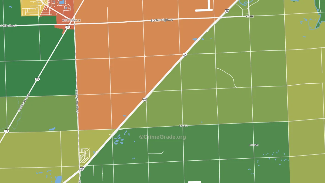 48064, MI Map of Theft Rates