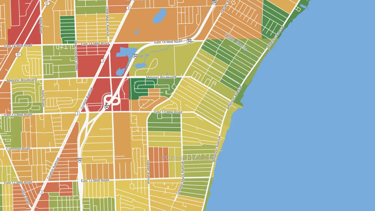 48082, MI Map of Theft Rates