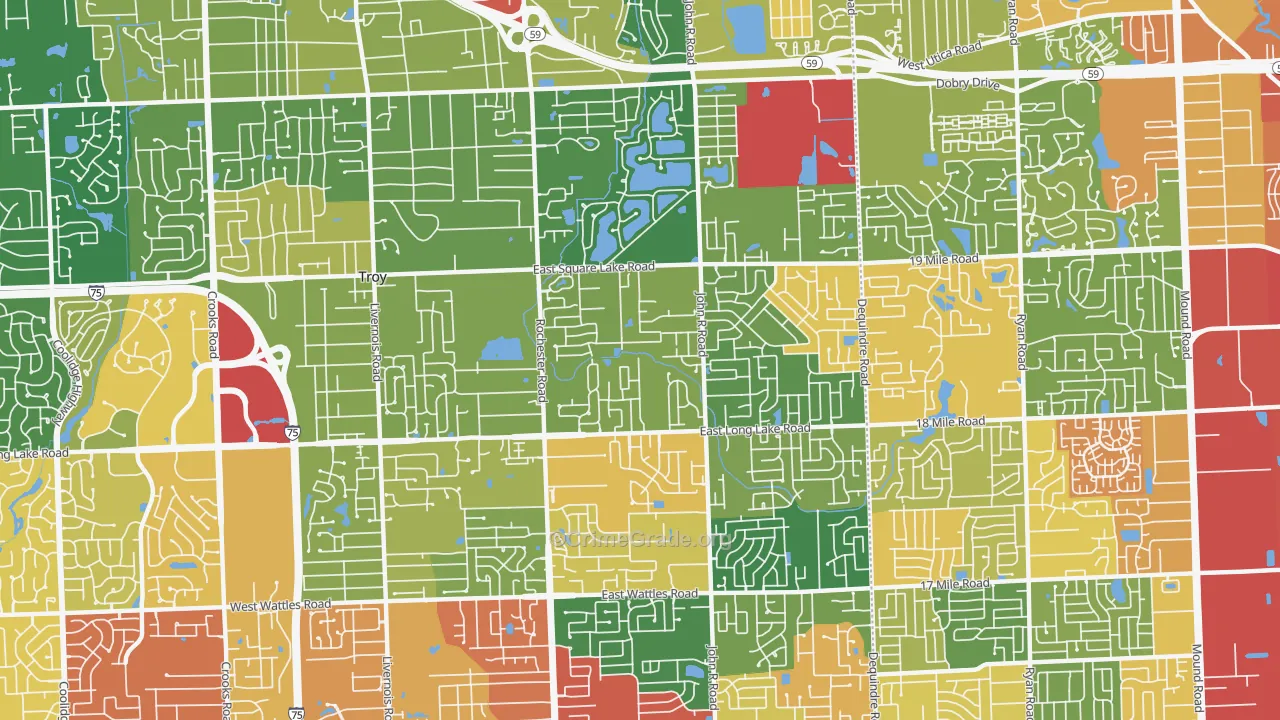 48085, MI Map of Theft Rates