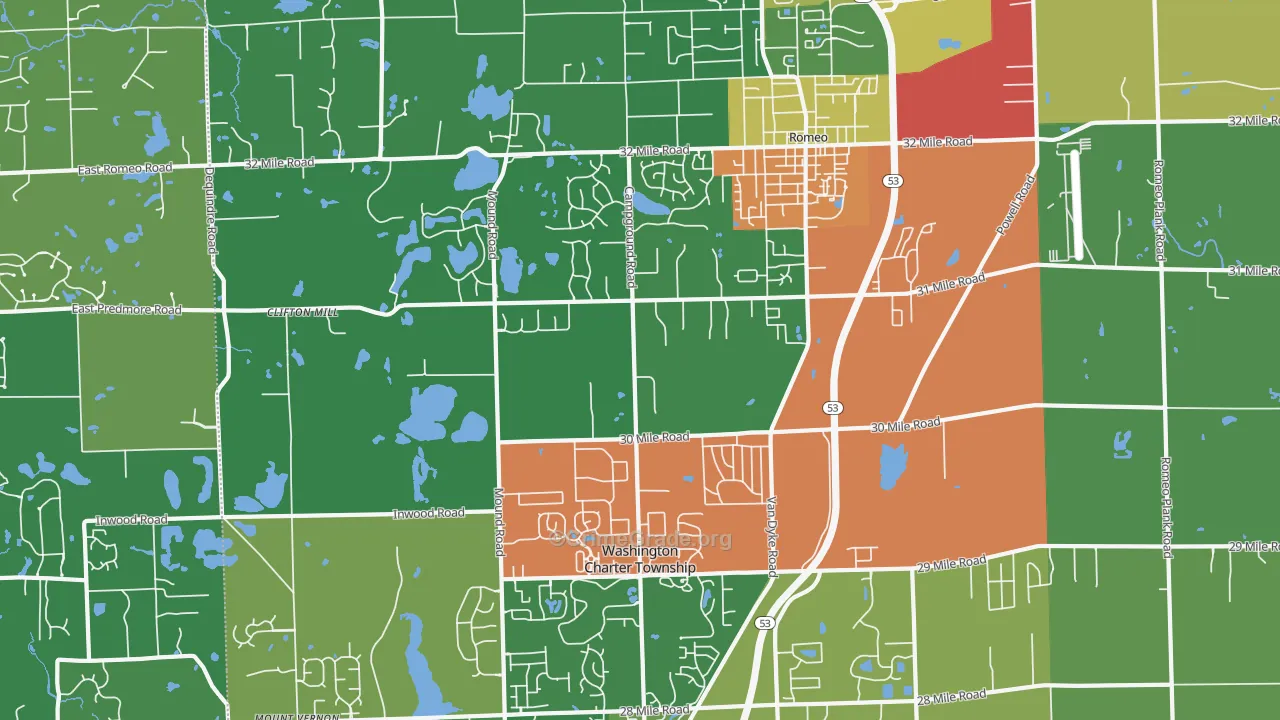 48095, MI Map of Theft Rates