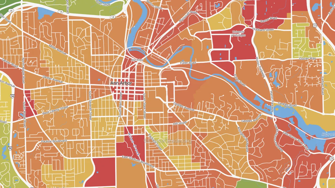 48109, MI Map of Theft Rates