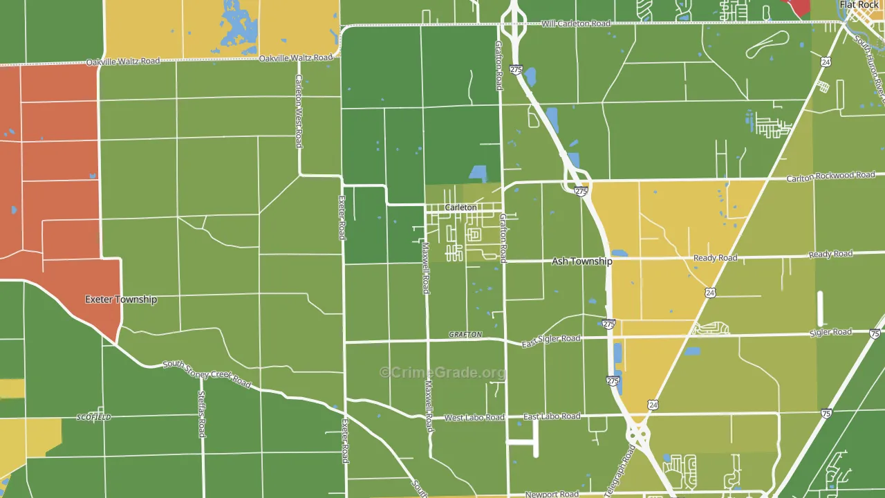 48117, MI Map of Theft Rates