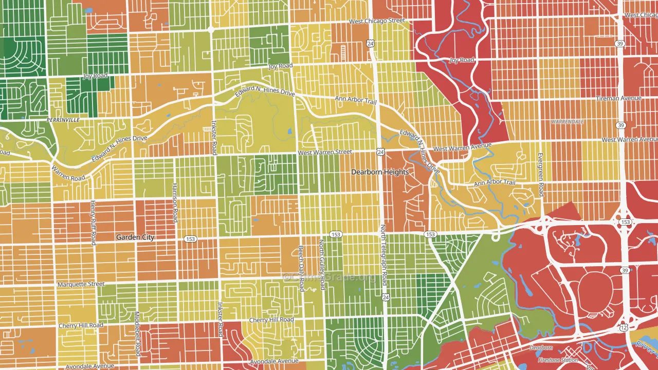 48127, MI Map of Theft Rates