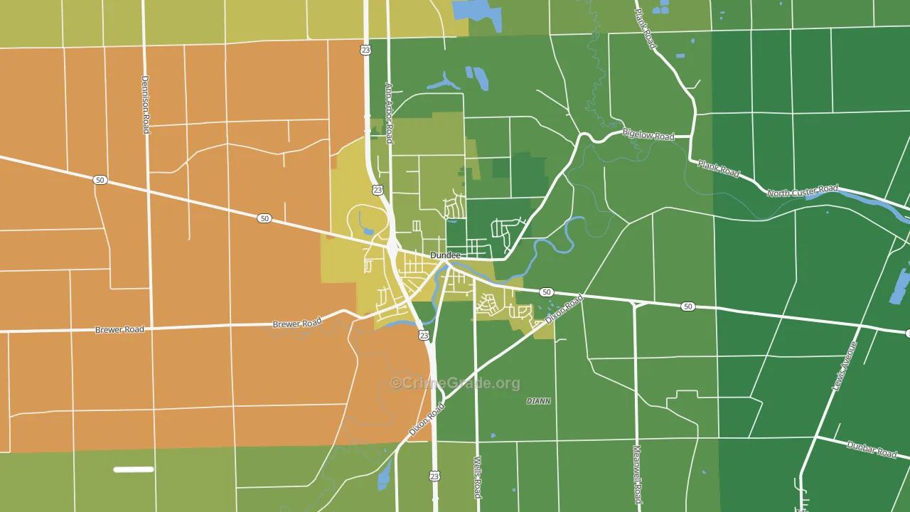 48131, MI Map of Theft Rates