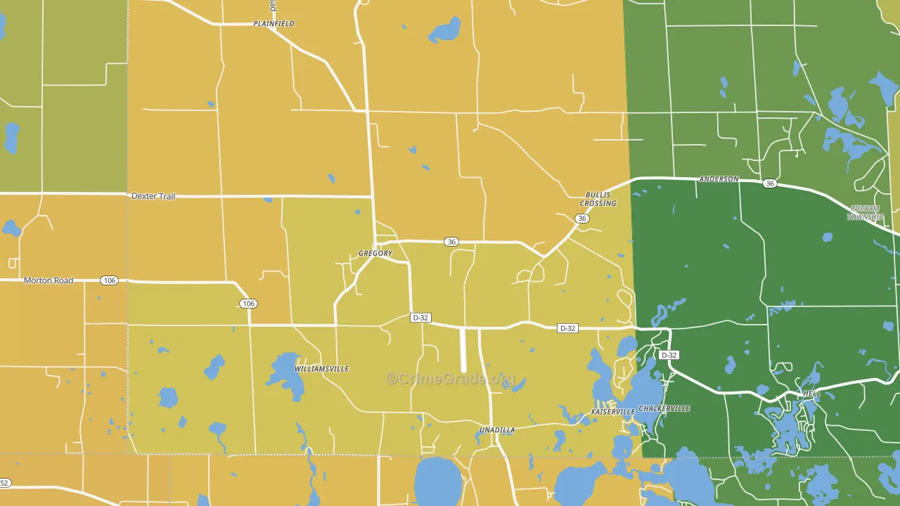 48137, MI Map of Theft Rates