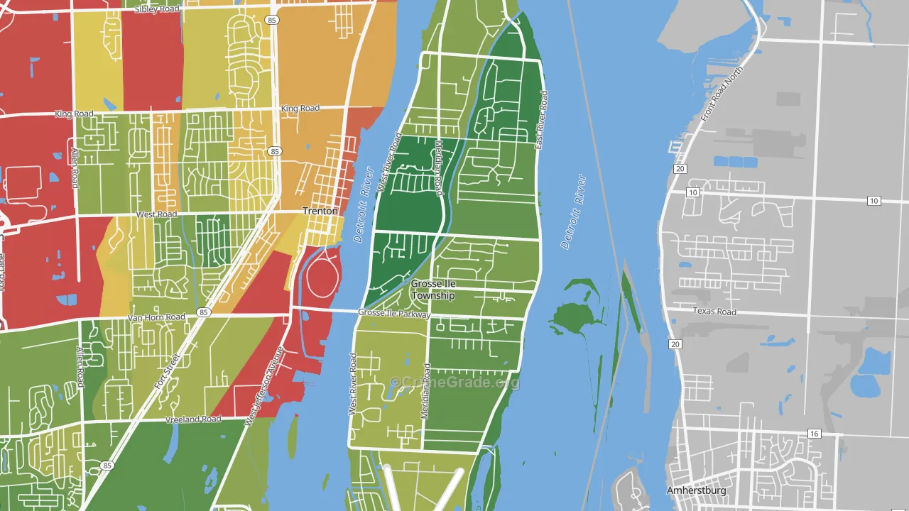48138, MI Map of Theft Rates