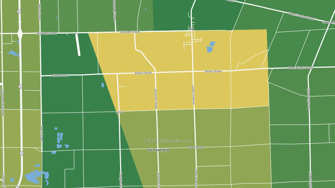 48140, MI Map of Theft Rates