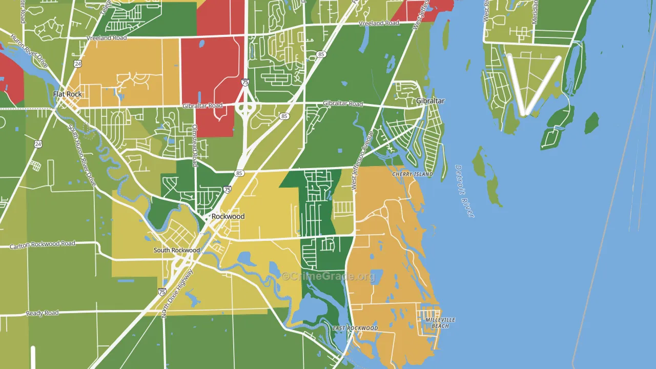 48173, MI Map of Theft Rates