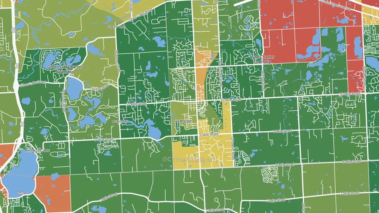 48178, MI Map of Theft Rates