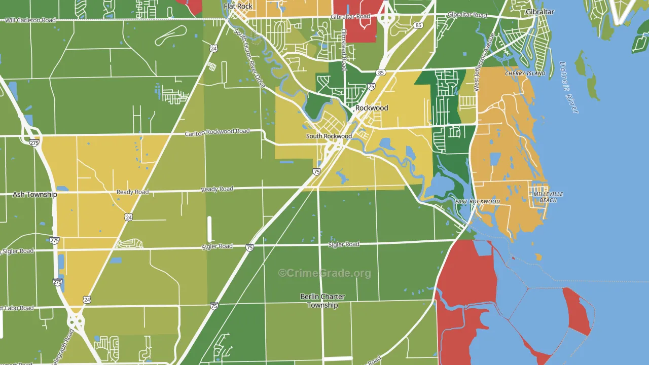 48179, MI Map of Theft Rates