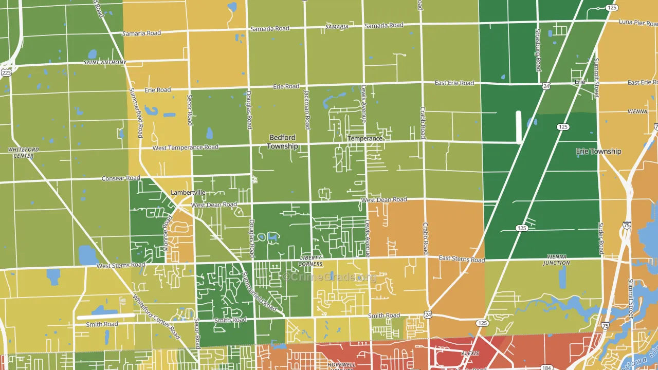 48182, MI Map of Theft Rates