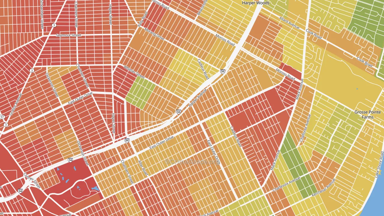 48224, MI Map of Theft Rates