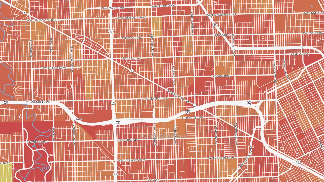 48227, MI Map of Theft Rates