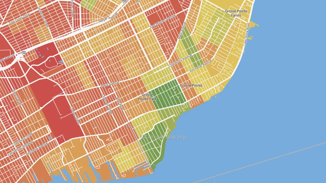 48230, MI Map of Theft Rates