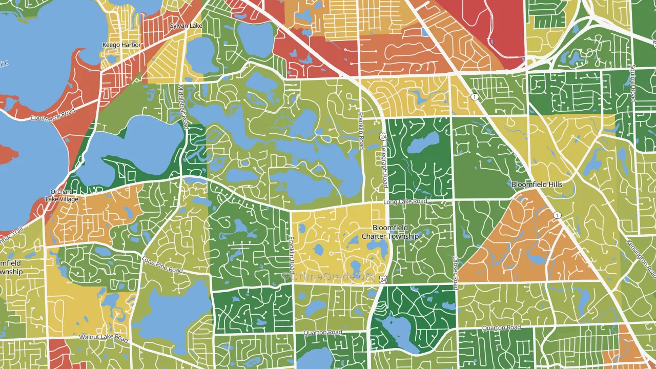 48302, MI Map of Theft Rates