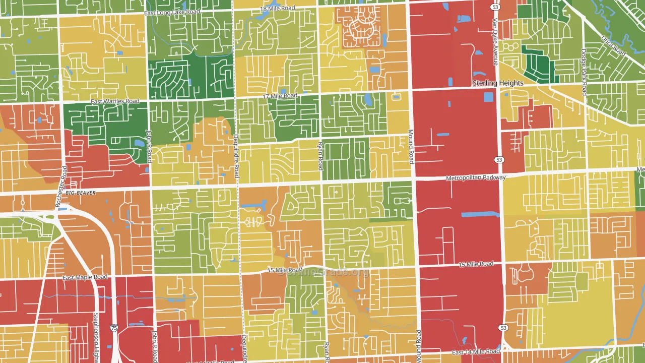 48310, MI Map of Theft Rates
