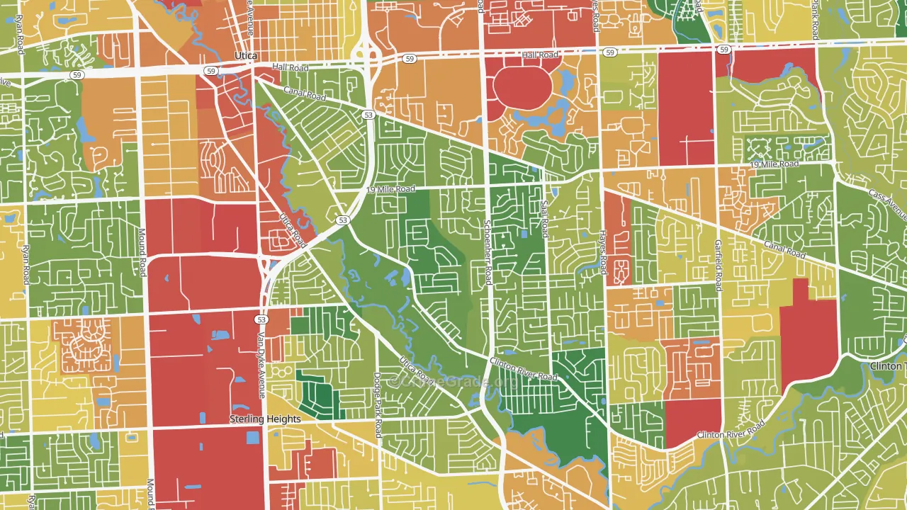 48313, MI Map of Theft Rates