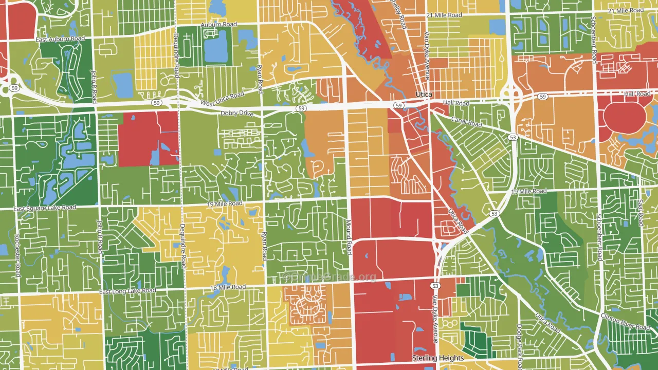 48314, MI Map of Theft Rates