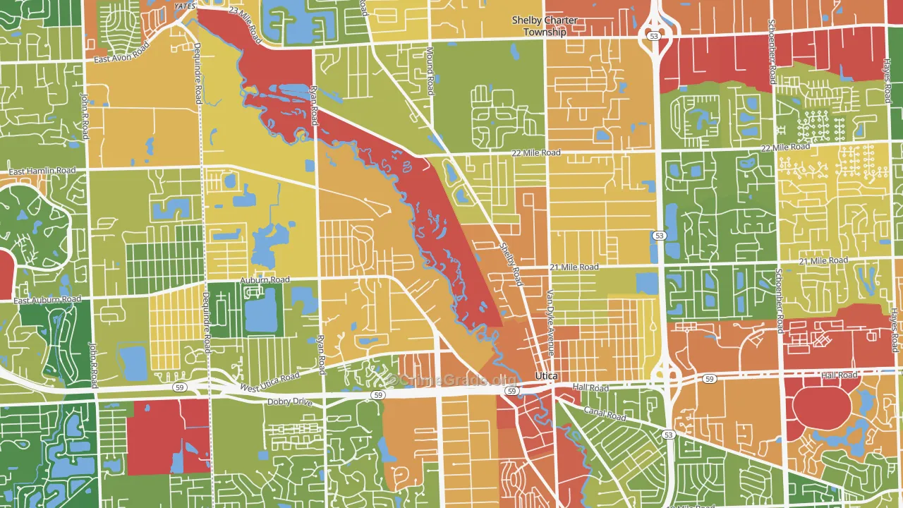 48317, MI Map of Theft Rates
