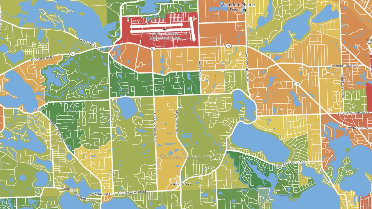 48327, MI Map of Theft Rates