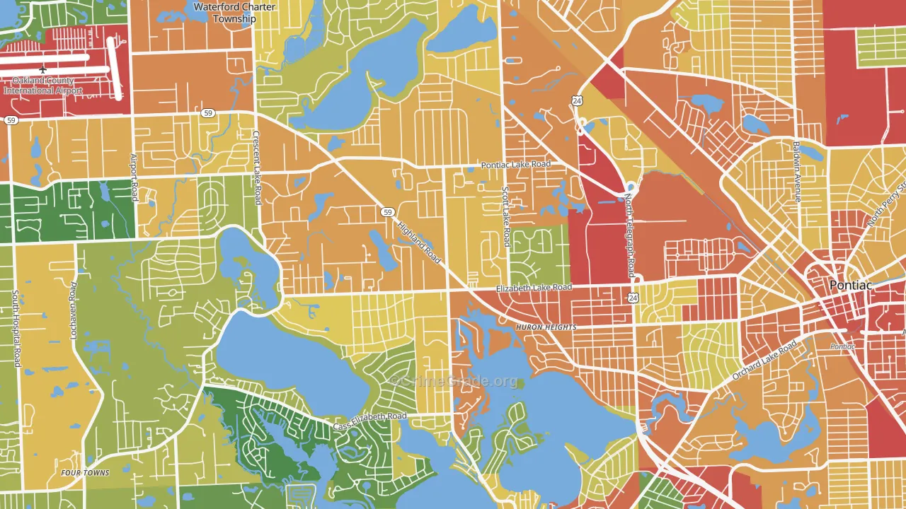 48328, MI Map of Theft Rates