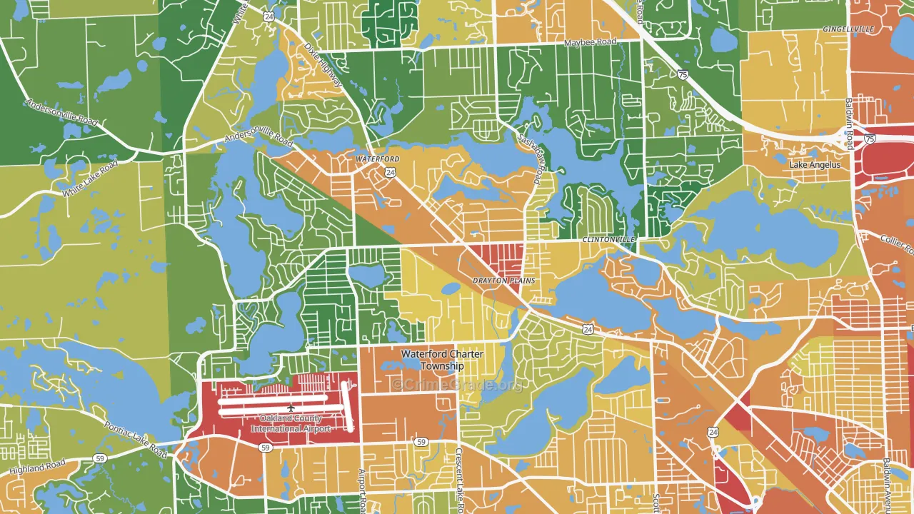 48329, MI Map of Theft Rates