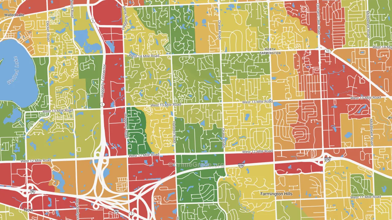 48331, MI Map of Theft Rates