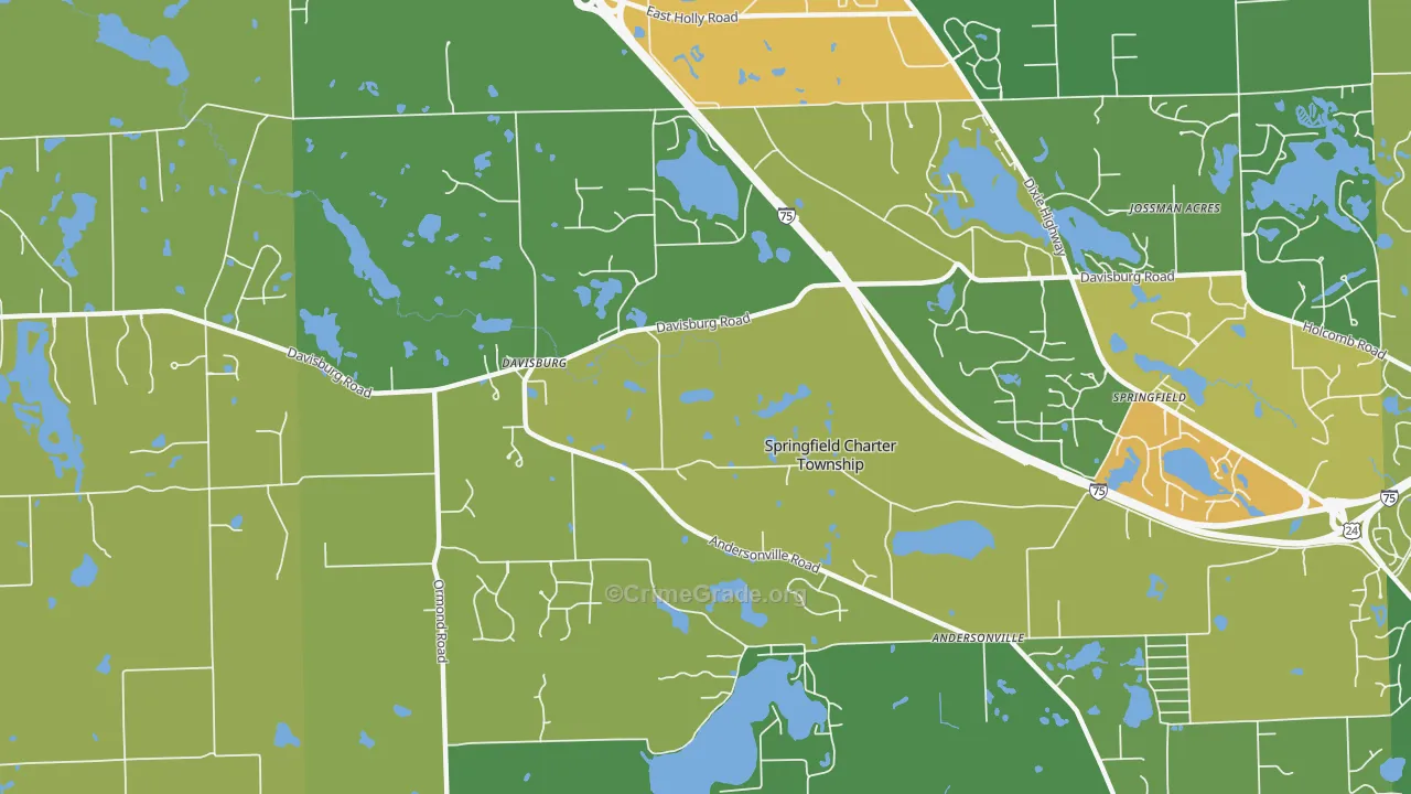 48350, MI Map of Theft Rates