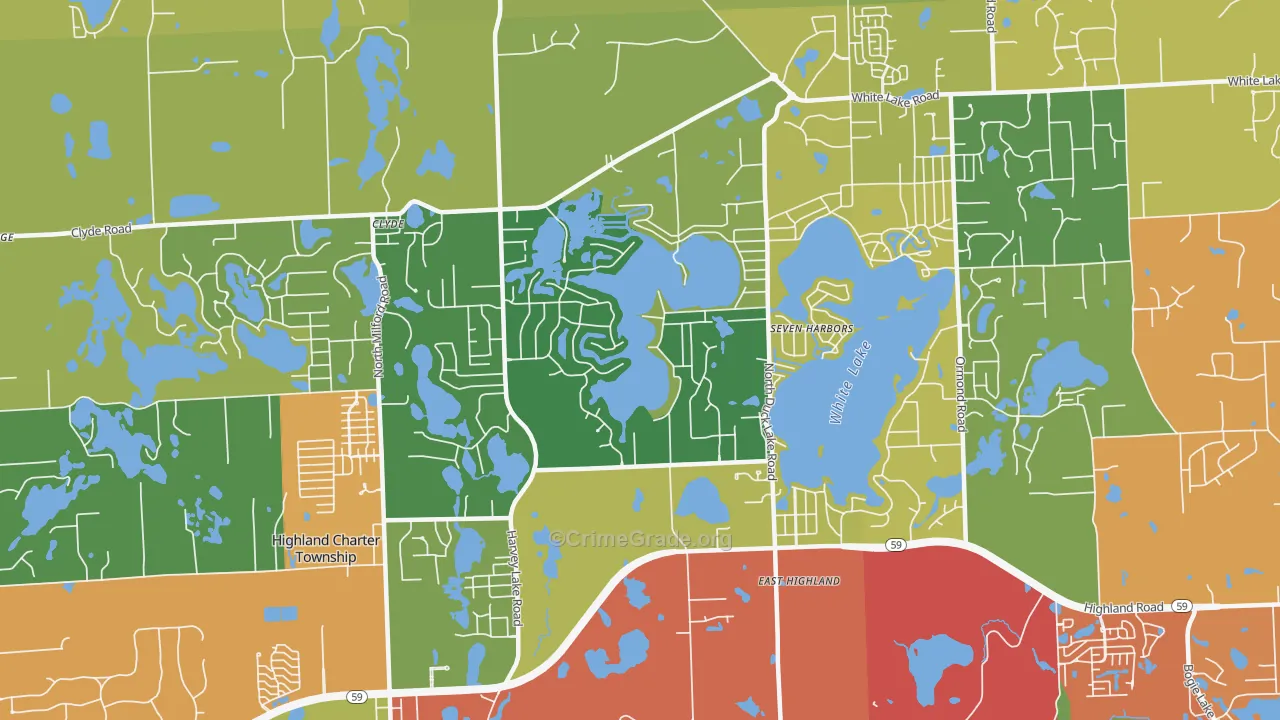 48356, MI Map of Theft Rates