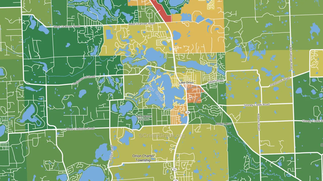 48362, MI Map of Theft Rates