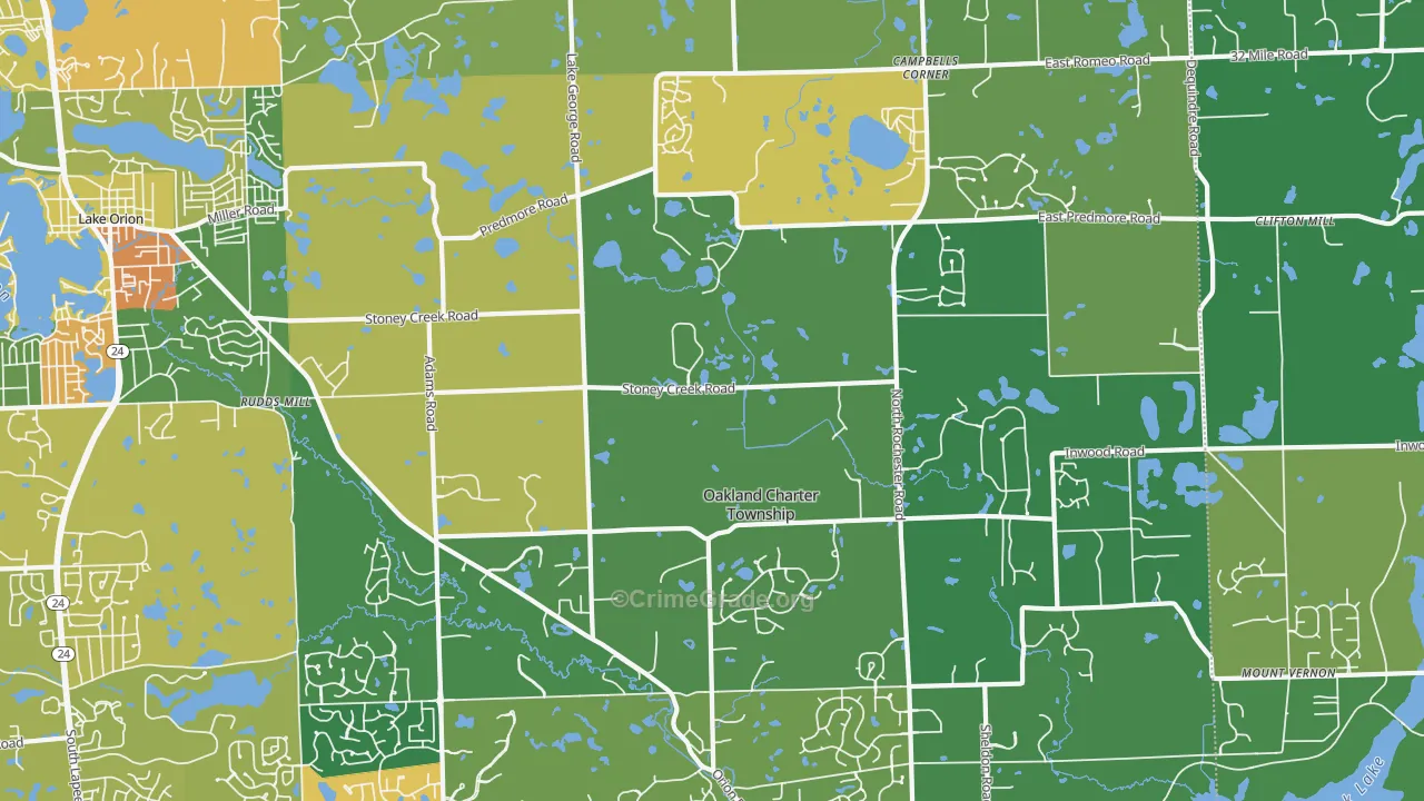 48363, MI Map of Theft Rates