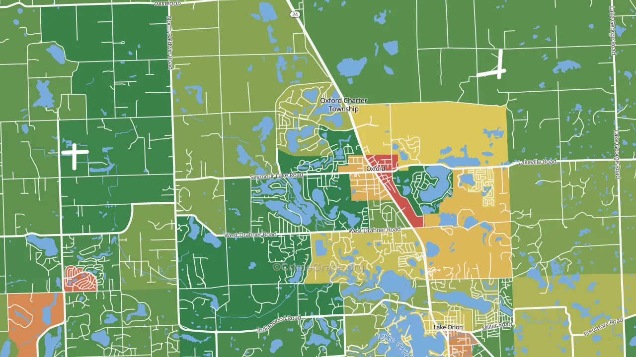 48371, MI Map of Theft Rates