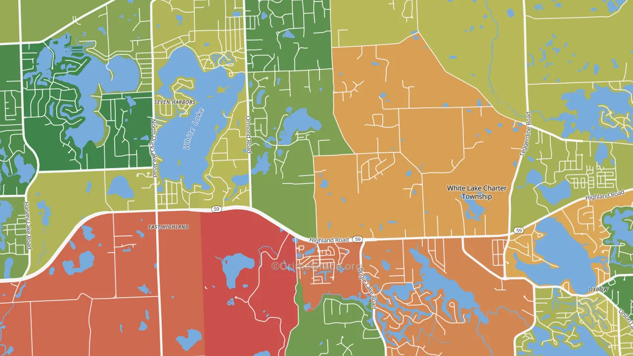 48383, MI Map of Theft Rates