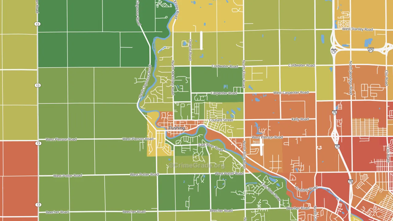 48433, MI Map of Theft Rates