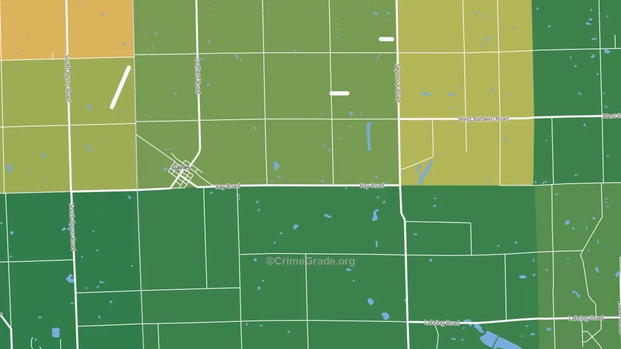 48436, MI Map of Theft Rates